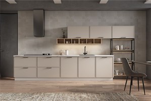 Кухонный гарнитур Марта, Бежевый Скин, 4300 мм 2403